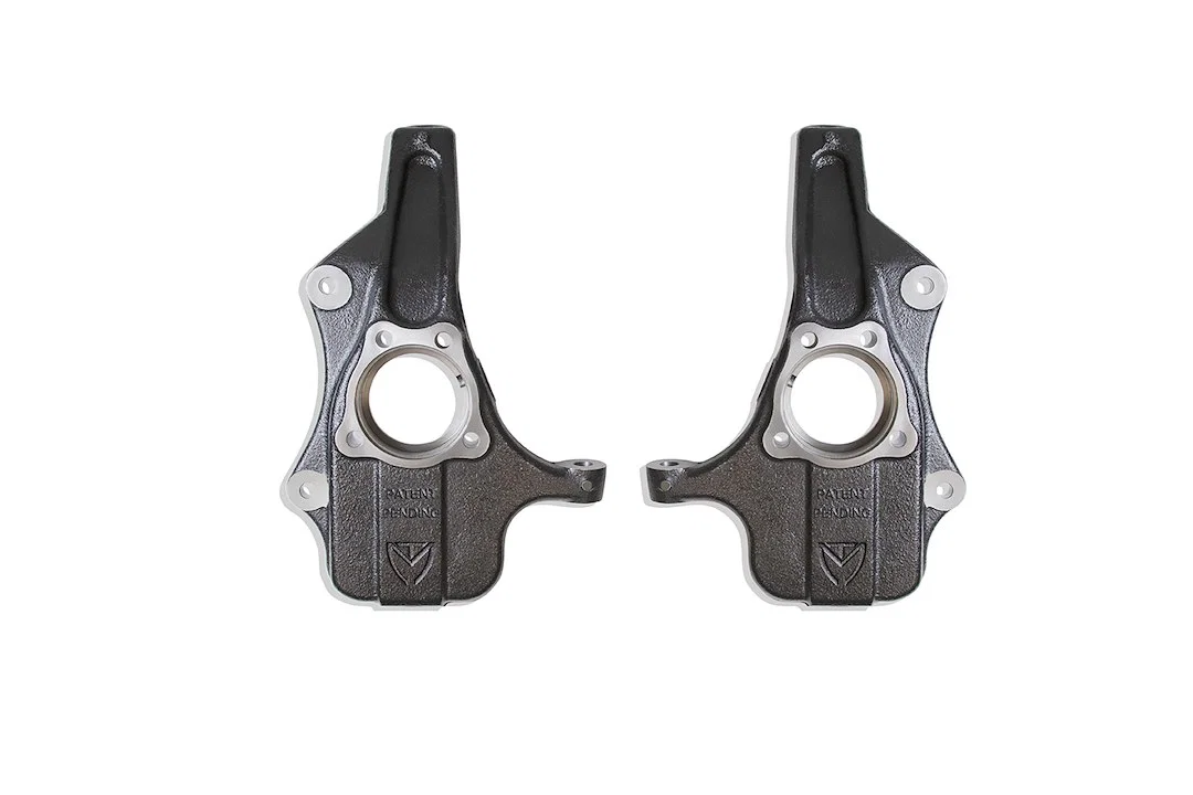 101920 – MAXTRAC Spindle, Direct Fit 2 Inch Drop Steel Black Set Of 2